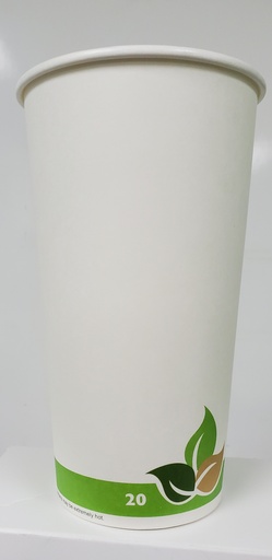 [HOTDOME] Lid Amhil Dome White for Hot Paper Cups LMD-16H