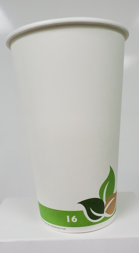 [HOTDOME] Lid Amhil Dome White for Hot Paper Cups LMD-16H