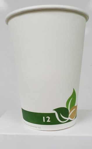[HOTDOME] Lid Amhil Dome White for Hot Paper Cups LMD-16H