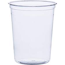 [LG8R] Recessed Lid Bare Clear Deli Containers RPET