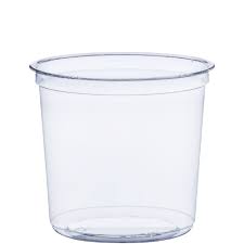 [LG8R] Recessed Lid Bare Clear Deli Containers RPET