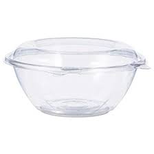 [CH24DEF] 24 oz Hinged Rectangle Container Flat