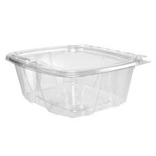 [CTR32BD] 32 oz Hinged Round Tamper Bowl Dome Lid