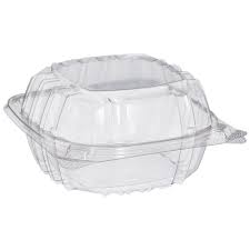 [SLP20] 5.25x5.63x2.75" Hinged Clear Container