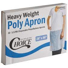 [APRON-XH] Apron Large Poly 28x46" X Heavy