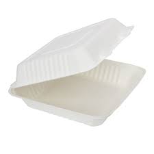 [MB951W] 9x9x3" Hinged White MFPP Container