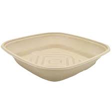 [512240F025] Lid Flat Square Clear PET for 160 240 oz Bagasse Bowls Closeout