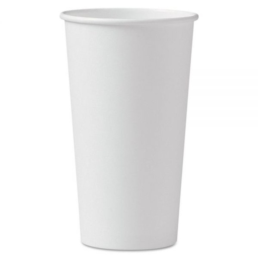 [HOTDOME] Lid Amhil Dome White for Hot Paper Cups LMD-16H