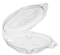 [3240-SPEC] 9" Deep Hinged Clear Pie Cont High Dome