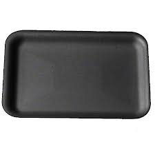 [2WHITE] Foam Tray 2 White 8.25x5.75x1"