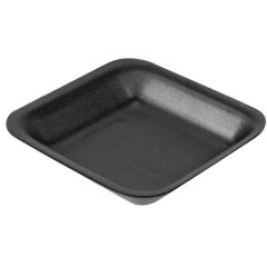 [1WHITE] Foam Tray 1 White 5.25x5.25x1"