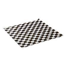 [12DRY-RED] 12x12" Greaseproof Sheet Red White Checkered