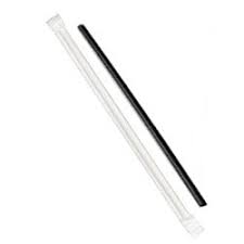 [10STRAW-AGAVE-BLK] 10" Black Agave Straw Wrapped SBA26W