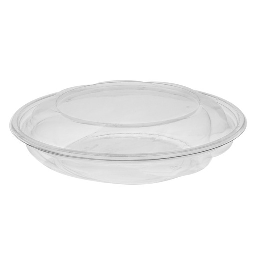 [PTSB40-D255] 40 oz Clear Swirl Bowl Combo PET