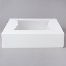 [10102CB] 10x10x2.5" Cake Box White Clay