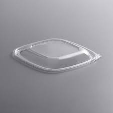 [15048M-BK] 48 oz Medium Black Square PET Bowl