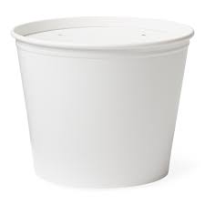 [C-FB85W] 5 lb White Paper Bucket