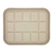 [CA-SC-120L-LF] 120 oz Half Size Fiber Catering Pan PLA