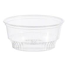 [PTLID-D92NH] Lid Dome No Hole 9 12 oz Clear PET