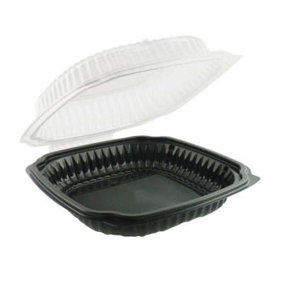 [CL8811] 8x8x2.5" Black Hinged Container