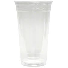 [PTLID-F107SS] Lid Flat Straw Slot 32 oz Clear PET