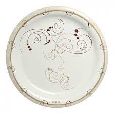[9RP] 9" Round Plate Bagasse Compostable
