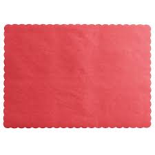 [PLMTBU10X14] Placemat Burgundy Paper 10x14"