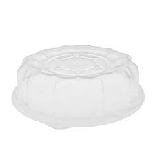 [9812K] 12" SmartLock Round Black Flat Tray