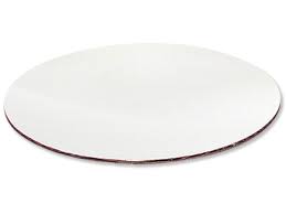 9" Corrugated White Cake Circle
