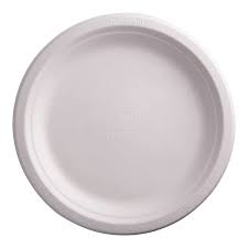 9" Plate Round Bagasse Compostable