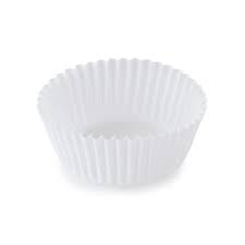 Baking Cup 6x2.25" Fluted White