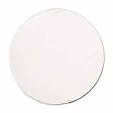 6" Corrugated White Cake Circle