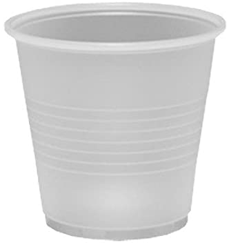 Cup Y35 3.5 oz Translucent Plastic Closeout