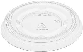 Lid Souffle Portion Cup 1.5 2 oz PET-1