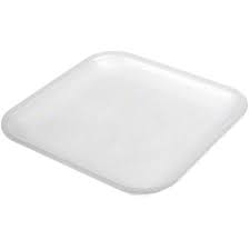 Foam Tray 14 1 White 5.25x5.25x1"