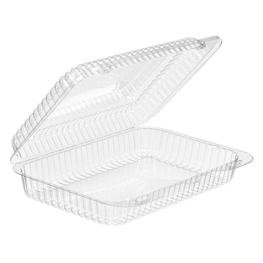 9.4x6.8x2.2" Hinged Clear Container