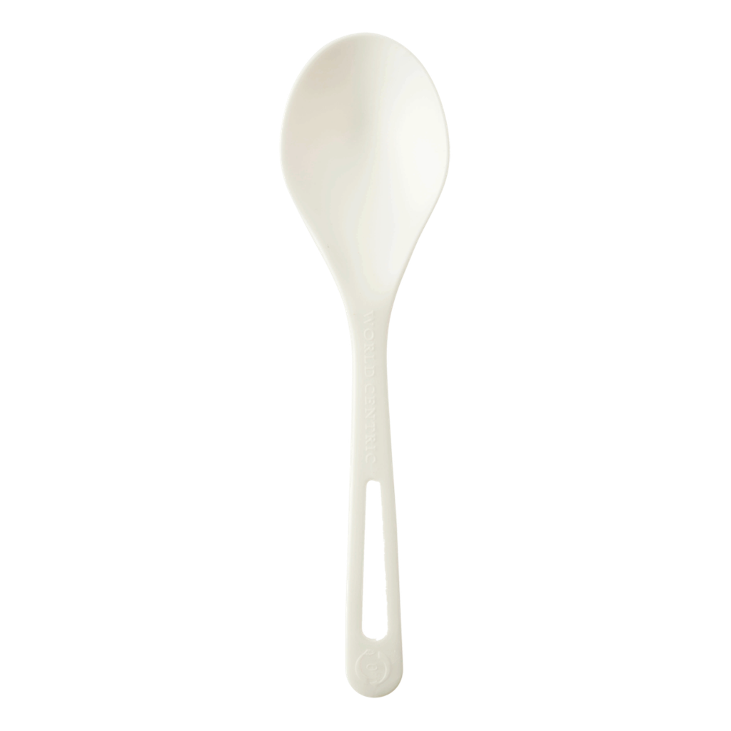 6" TPLA Soup Spoon Compostable Closeout