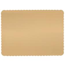 25.5x17.5" Cake Board Gold Full Sheet Corrugated Double Wall V