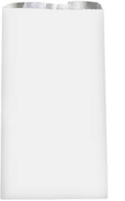 Bag Foil White Quart Qt 32 oz