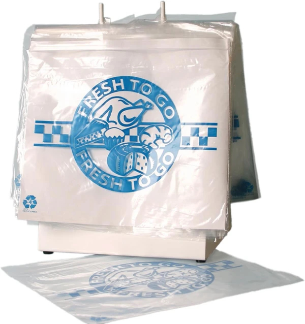 Premium Blue Print Deli Bag 10x8" Pouch Zipper