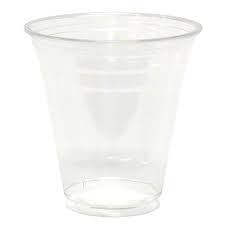 12/14 oz Clear Squat Plastic Cup 98mm PET