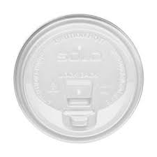[LK316W/AL316RC] Lid Solo Dome White Reclosable for Hot Paper Cups