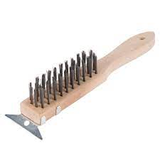 [WBRUSH-SPEC] 11" Long Wire Scraper Brush w/ Handle