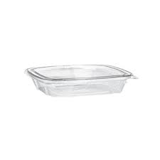 [CH1620DSF] 16 oz Hinged Rectangle Shallow Container Flat Closeout
