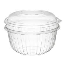 [C48BCD] 48 oz Clear Round Bowl Combo Dome Closeout