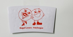[BAGELLOVERS-SLEEVE] Coffee Sleeve Bagel Lovers Print