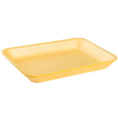 [8PYELLOW] Foam Tray 8H 8P Yellow 10x8x1.13"