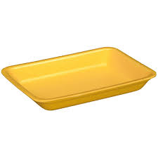 [3PPYELLOW] Foam Tray 3P 3PP Yellow 8.63x6.38x1.25"