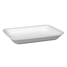 [2PWHITE] Foam Tray 2P 2PP White 8.25x6x1.13"