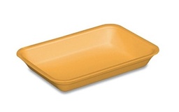 [2PYELLOW] Foam Tray 2P 2PP Yellow 8.25x6x1.13"